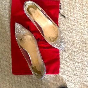 Christian Louboutin Flat Follies Strass/Glitter